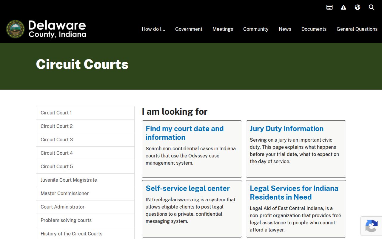 Delaware County court docket five Circuit Courts hub
