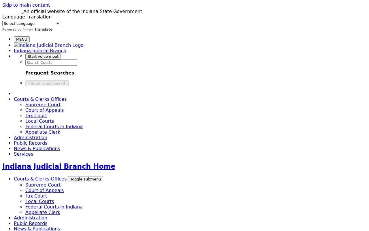 Official MyCase search tips for Delaware County docket lookup