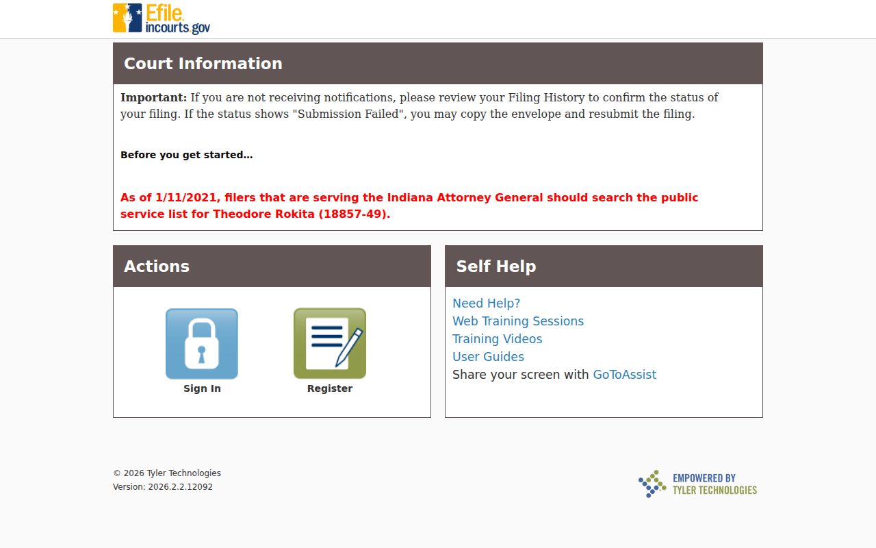 Delaware County Muncie court records and Indiana e-filing access